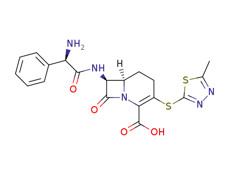 (6R,7S)-7-((R)-2-Amino-2-phenyl-acetylamino)-3-(5-methyl-[1,3,4]thiadiazol-2-ylsulfanyl)-8-oxo-1-aza-bicyclo[4.2.0]oct-2-ene-2-carboxylic acid