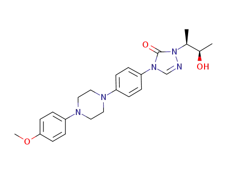 2-((1S,2R)-2-hydroxy-1-methylpropyl)-4-{4-[4-(4-methoxyphenyl)-piperazin-1-yl]phenyl}-2,4-dihydro-3H-1,2,4-triazol-3-one
