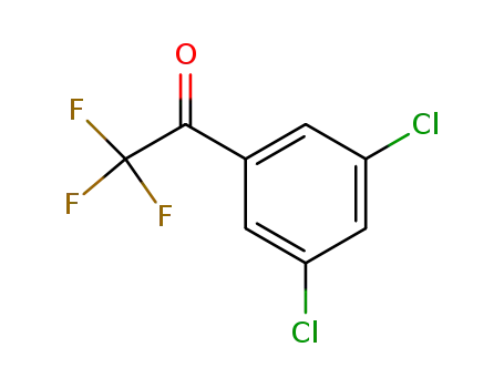 Molecular Structure of 130336-16-2 (3',5'-Dichloro-2,2,2-trifluoroacetophenone)