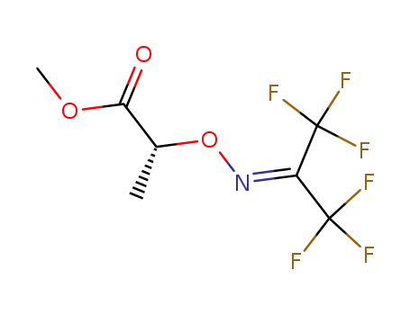 (R)-2-(2,2,2-Trifluoro-1-trifluoromethyl-ethylideneaminooxy)-propionic acid methyl ester