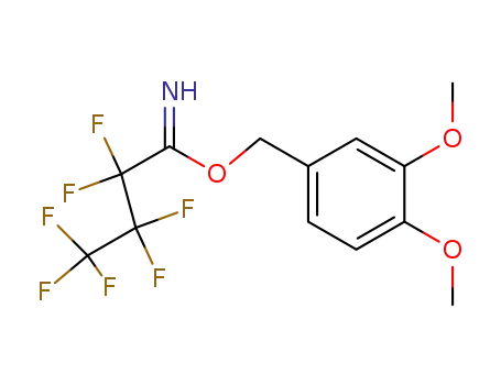 3,4-dimethoxybenzyl 2,2,3,3,4,4,4-heptafluorobutyrimidate