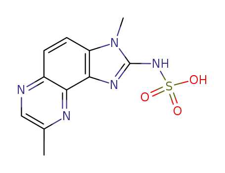 N2-(3,8-dimethylimidazo[4,5-f]quinoxalin-2-yl)sulfamic acid