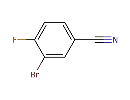 Molecular Structure of 79630-23-2 (3-Bromo-4-fluorobenzonitrile)