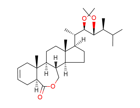 (22R,23R,24S)-22,23-isopropylidenedioxy-B-homo-7-oxa-5α-ergost-2-en-6-one