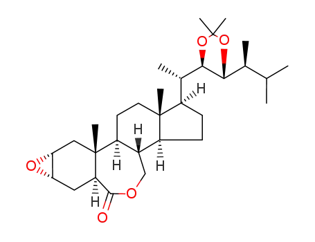 (22R,23R,24S)-2α,3α-epoxy-22,23-isopropylidenedioxy-B-homo-7-oxa-5α-ergostan-6-one