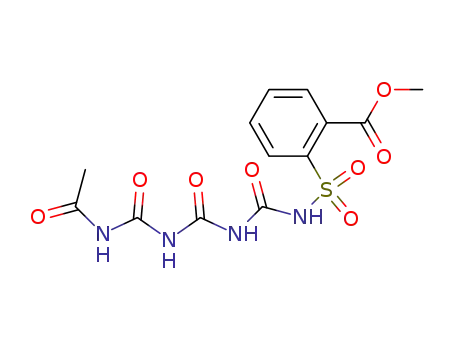 methyl 2-[[[[[[[(acetylamino)carbonyl]amino]carbonyl]amino]carbonyl]amino]sulfonyl]benzoate