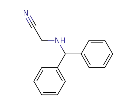 Molecular Structure of 146495-24-1 (Acetonitrile, [(diphenylmethyl)amino]-)