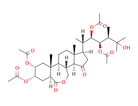 2,3,22,33-tetra-O-acetyl-25-hydroxy-15-oxo-brassinolide