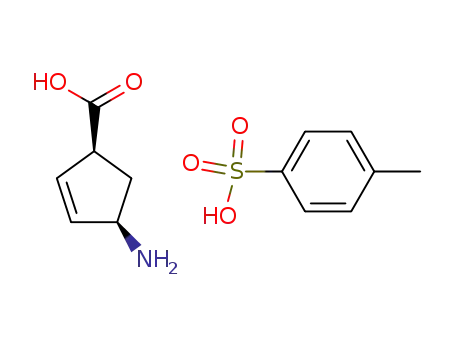 (1S,cis)-4-amino-2-cyclopentene-1-carboxylic acid 4-toluenesulfonate