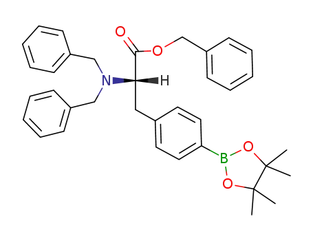 N,N-dibenzyl-4-(2,3-dimethyl-2,3-butanediolatoboryl)-L-phenylalanine benzyl ester