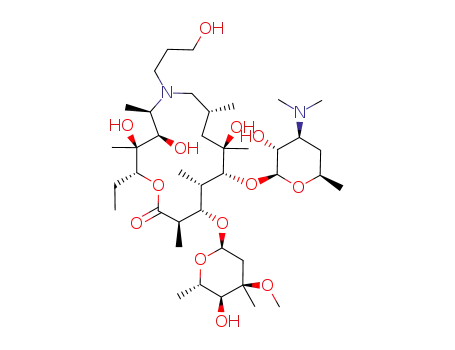9-deoxo-9a-aza-9a-(γ-hydroxypropyl)-9a-homoerythromycin A