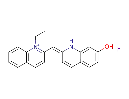 1-ethyl-2-(7-hydroxy-1H-quinolin-2-ylidenemethyl)-quinolinium; iodide