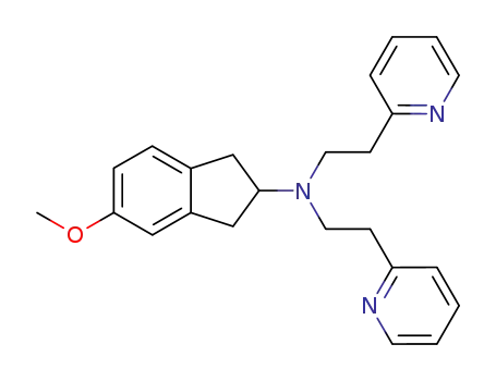 N,N-bis(2-(2-pyridyl)ethyl)-N-(5-methoxyindan-2-yl)amine