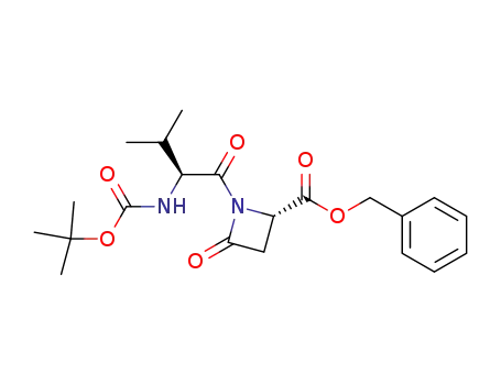 benzyl (S)-1-[(S)-N-(tert-butoxycarbonyl)-valyl]-4-oxoazetidine-2-carboxylate