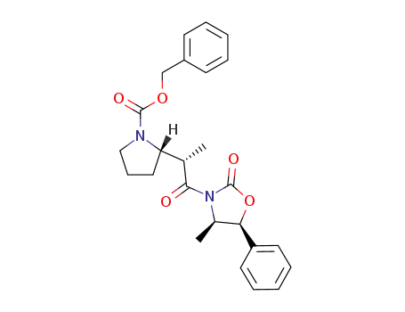 (4R,5S)-3-[(2S)-2-{(2S)-N-benzyloxycarbonylpyrrolidin-2-yl}propanoyl]-4-methyl-5-phenyl-2-oxazolidinone