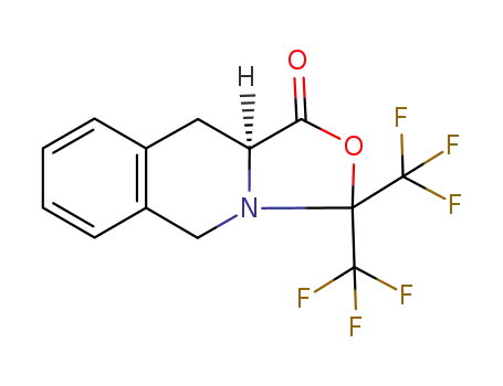 (10aS)-3,3-Bis(trifluoromethyl)-1-oxo-(1,2,3,4-tetrahydroisoquinolino)[2,3-c]oxazolidine
