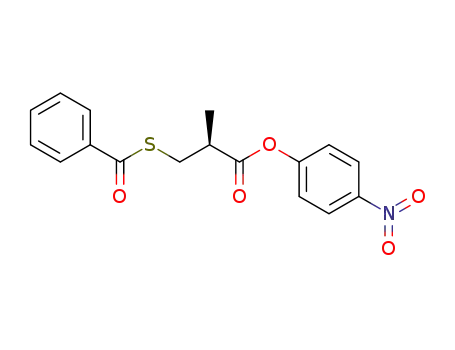 4-nitrophenyl (2S)-3-benzoylthio-2-methylpropionate