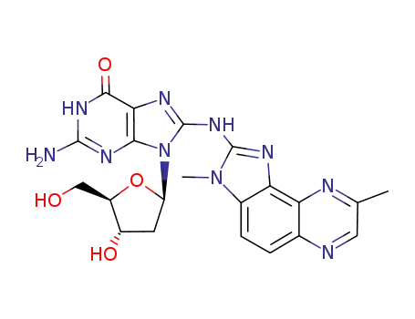 N2-(2'-deoxyguanosin-8-yl)-2-amino-3,8-dimethylimidazo[4,5-f]quinoxaline