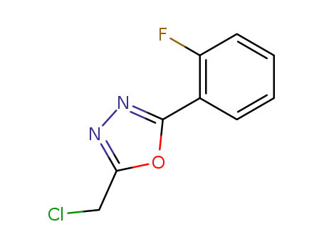 2-chloromethyl-5-(2-fluoro-phenyl)-[1,3,4]oxadiazole