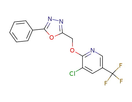 2-(5-(trifluoromethyl)pyridiloxymethyl)-5-phenyl-1,3,4-oxadiazole