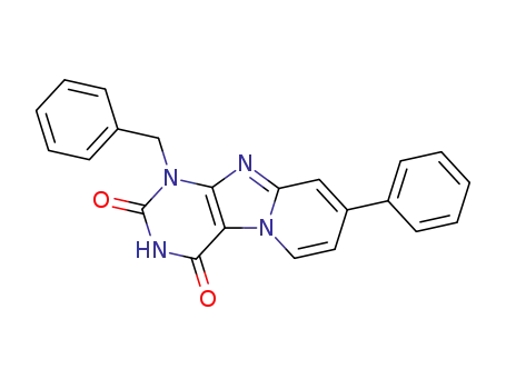 1-benzyl-7-phenyl-1H-1,3,4b,9-tetraaza-fluorene-2,4-dione