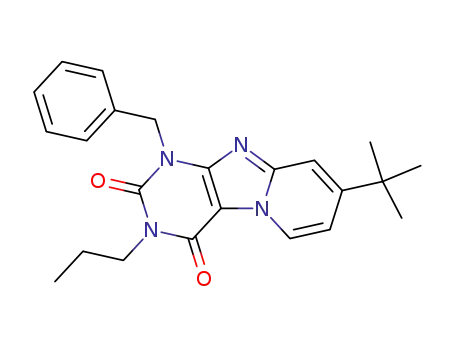 1-benzyl-7-tert-butyl-3-propyl-1H-1,3,4b,9-tetraaza-fluorene-2,4-dione