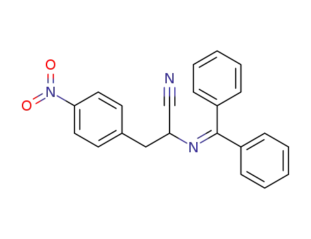 2-[(diphenylmethylene)amino]-3-(4-nitrophenyl)propanenitrile