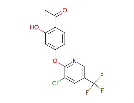 1-[4-((3-chloro-5-(trifluoromethyl)-2-pyridinyl)oxy)-2-hydroxyphenyl]ethanone