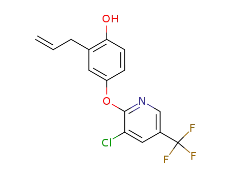 4-[(3-chloro-5-(trifluoromethyl)-2-pyridinyl)oxy]-2-(prop-2-enyl)phenol