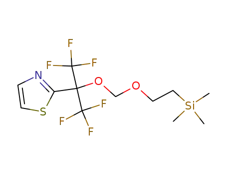 2-{1-trifluoromethyl-1-[(2-trimethylsilylethoxy)methoxy]-2,2,2-trifluoroethyl}thiazole