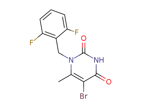 5-bromo-1-(2,6-difluoro-benzyl)-6-methyl-1H-pyrimidine-2,4-dione