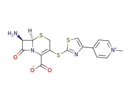 7β-amino-3-[4-(1-methyl-4-pyridinio)-1,3-thiazol-2-yl]thio-3-cephem-4-carboxylate