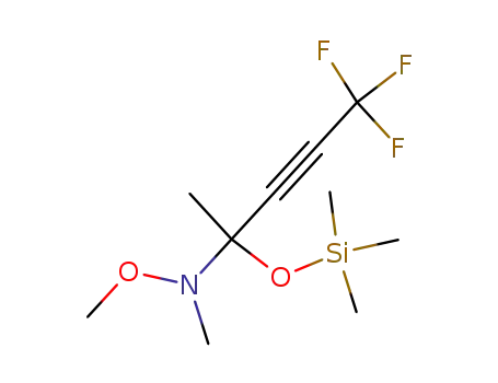4,4,4-trifluoro-1-(N-methoxy-N-methylamino)-1-methyl-1-(trimethylsiloxyl)-2-butyne