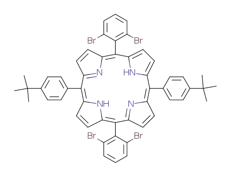 5,15-bis(2,6-dibromophenyl)-10,20-bis[4-(tert-butyl)phenyl]porphyrin