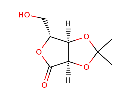 Molecular Structure of 30725-00-9 (2,3-O-Isopropylidene-D-ribonic gamma-lactone)