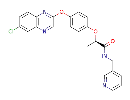 2-[4-(6-chloro-quinoxalin-2-yloxy)-phenoxy]-N-pyridin-3-ylmethyl-propionamide