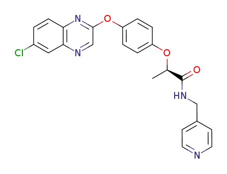 2-[4-(6-chloro-quinoxalin-2-yloxy)-phenoxy]-N-pyridin-4-ylmethyl-propionamide