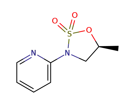 Molecular Structure of 174854-87-6 (Pyridine, 2-[(5S)-5-methyl-2,2-dioxido-1,2,3-oxathiazolidin-3-yl]-)