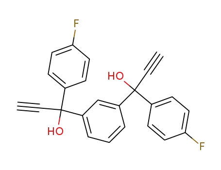 1,3-di[1-hydroxy-1-(p-fluorophenyl)-prop-2-ynyl]benzene