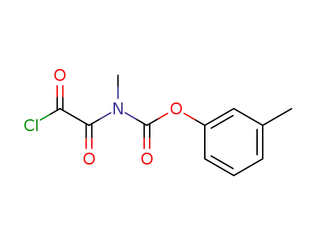 chlorooxalyl-methyl-carbamic acid m-tolyl ester
