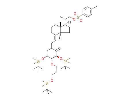 (1α,2β,3β,5Z,7E,20S)-1,3-bis[(1,1-dimethylethyl)dimethyl-silyloxy]-2-[3-[(1,1-dimethylethyl)dimethylsilyloxy]propoxy]-9,10-secopregna-5,7,10(19)-triene-20-methyl 4-methylbenzenesulfonate
