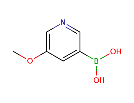850991-69-4,5-Methoxypyridine-3-boronic acid,Boronicacid, (5-methoxy-3-pyridinyl)- (9CI);(3-Methoxypyridin-5-yl)boronic acid;(5-Methoxy-3-pyridinyl)boronic acid;3-Methoxypyridine-5-boronic acid;