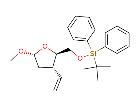 tert-butyl (((2R,3S,5R)-5-methoxy-3-vinyl-tetrahydrofuran-2-yl)methoxy)diphenylsilane