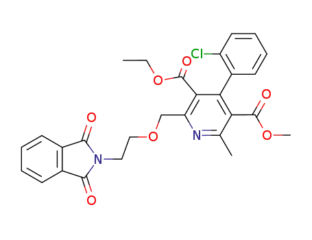 2-[2-(phthalimido)ethoxymethyl]-3-ethoxycarbonyl-4-(o-chlorophenyl)-5-methoxycarbonyl-6-methylpyridine