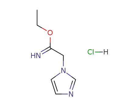 2-imidazol-1-yl-acetimidic acid ethyl ester; hydrochloride