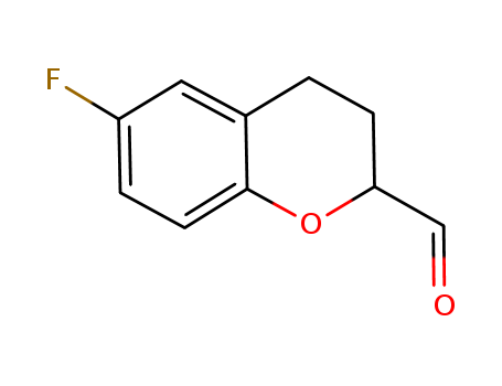 rac 6-Fluoro-3,4-dihydro-2H-1-benzopyran-2-carboxaldehydeDISCONTINUED.  NOT STABLE