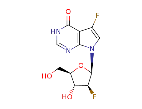 7-(2-deoxy-2-fluoro-β-D-arabinofuranosyl)-3,7-dihydro-5-fluoro-4H-pyrrolo[2,3-d]pyrimidin-4-one