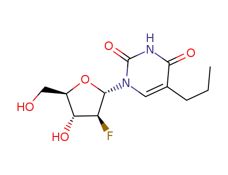 1-(3-fluoro-4-hydroxy-5-hydroxymethyl-tetrahydro-furan-2-yl)-5-propyl-1H-pyrimidine-2,4-dione
