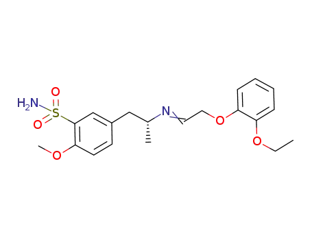 5-{2-[2-(2-ethoxy-phenoxy)-ethylideneamino]-propyl}-2-methoxy-benzenesulfonamide