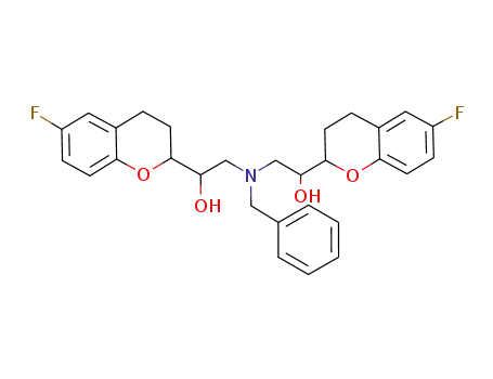 α,α'-[[(phenylmethyl)imino]bismethylene]bis-[6-fluoro-3,4-dihydro-2H-1-benzopyran-2-methanol]